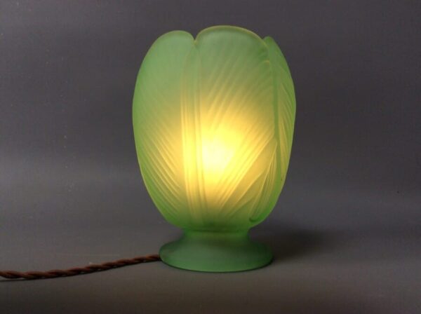 Art Deco Glass Table Lamp