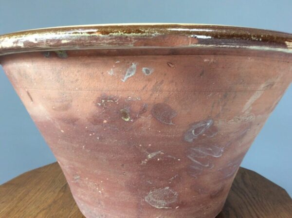 Late 19th Century Large Terracotta Dairy Bowl - Image 6