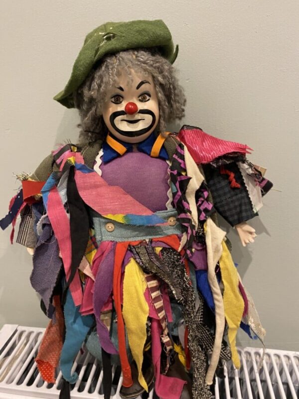 Boswell Wilkie Circus Clown porcelain doll