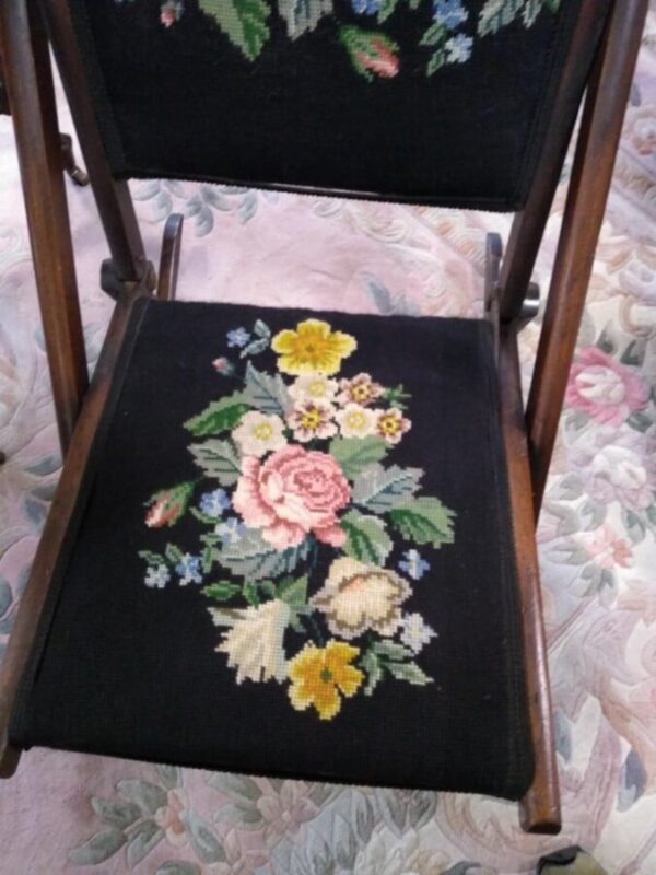 Campaign Folding Rocking Chair Campaign Chair Antique Chairs 8