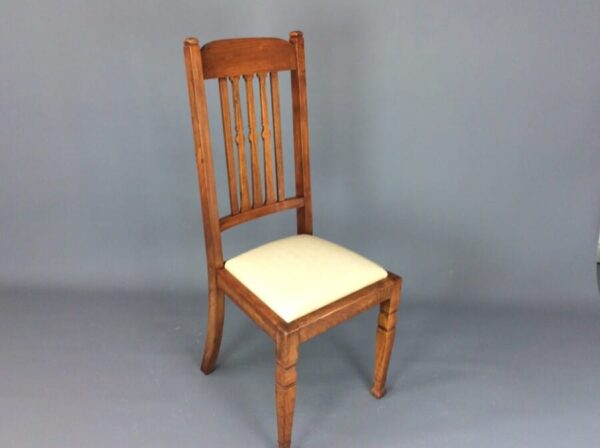 Set of 4 Arts & Crafts Dining Chairs by Shapland & Petter c1900 - Image 3