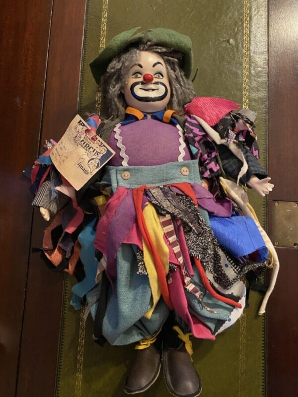 Boswell Wilkie Circus Clown porcelain doll - Image 2