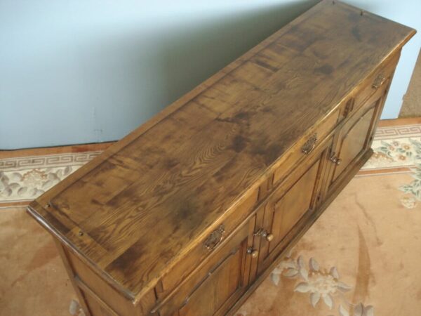 Solid Oak Dresser Base - Image 3