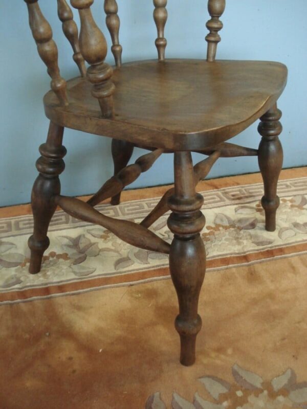 Seven Spindle Smokers Bow with ‘H’ stretchers. Antique Chairs 5