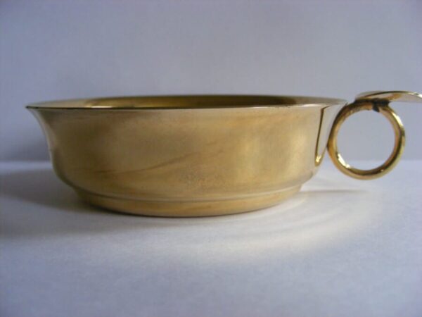QEII: Top quality 1966 World Cup Football Quaich gold plated Queen Elizabeth penny 60th Birthday - Image 2