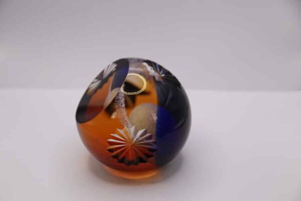 Caithness Saturn Paperweight Caithness Glass Antique Glassware 8