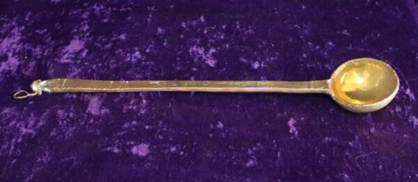 18th c. Brass Deep Bowl Ladle