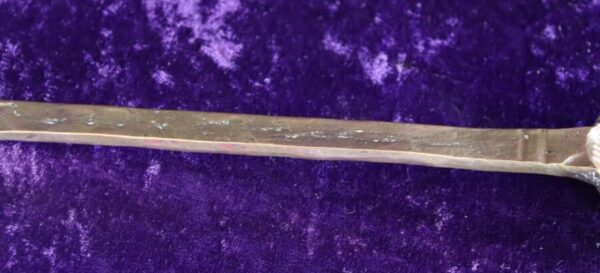 18th c. Brass Deep Bowl Ladle - Image 6