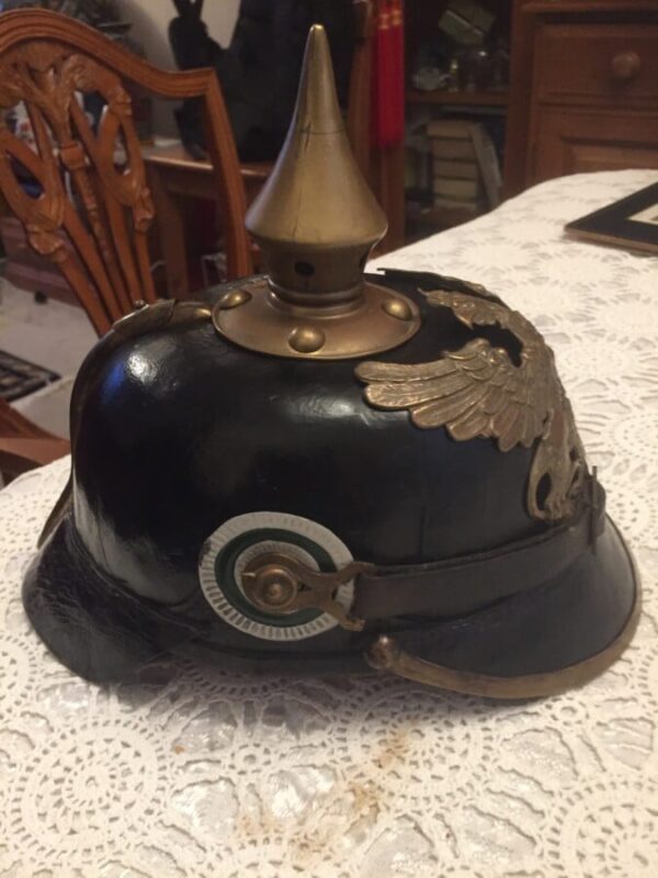 1890/WW1 German imperial pickelhaube helmet german Antique Collectibles 4