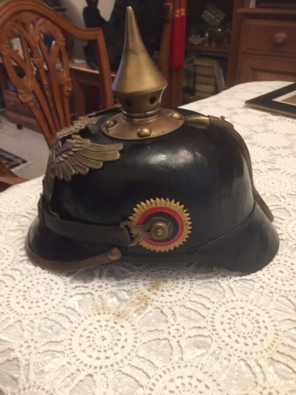 1890/WW1 German imperial pickelhaube helmet german Antique Collectibles 6