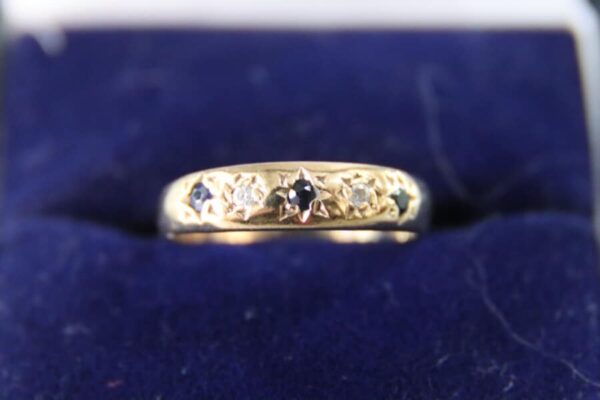 9ct Gold Ring Size H.5