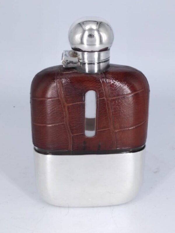 James Dixon & Sons Silver Hip Flask hip flask Antique Silver 3