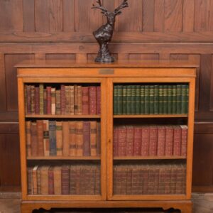 Edwardian Oak Bookcase / Display Cabinet SAI2788 Antique Bookcases