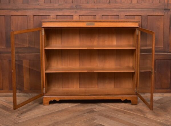 Edwardian Oak Bookcase / Display Cabinet SAI2788 Antique Bookcases 19