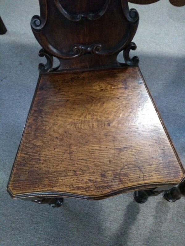 Pair of Oak Victorian Chairs Hall chairs Miscellaneous 7