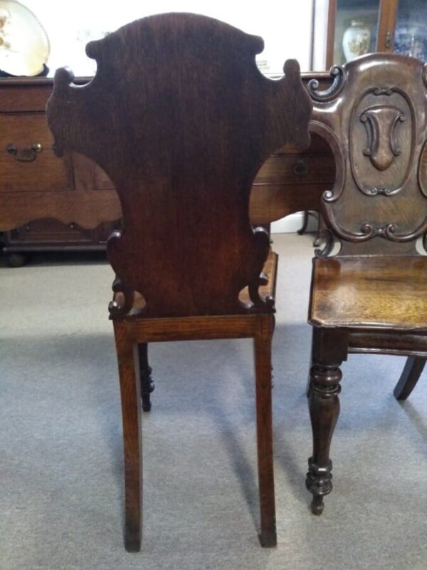 Pair of Oak Victorian Chairs - Image 4