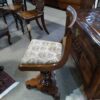 Victorian Rosewood Harpist Chair - Image 2