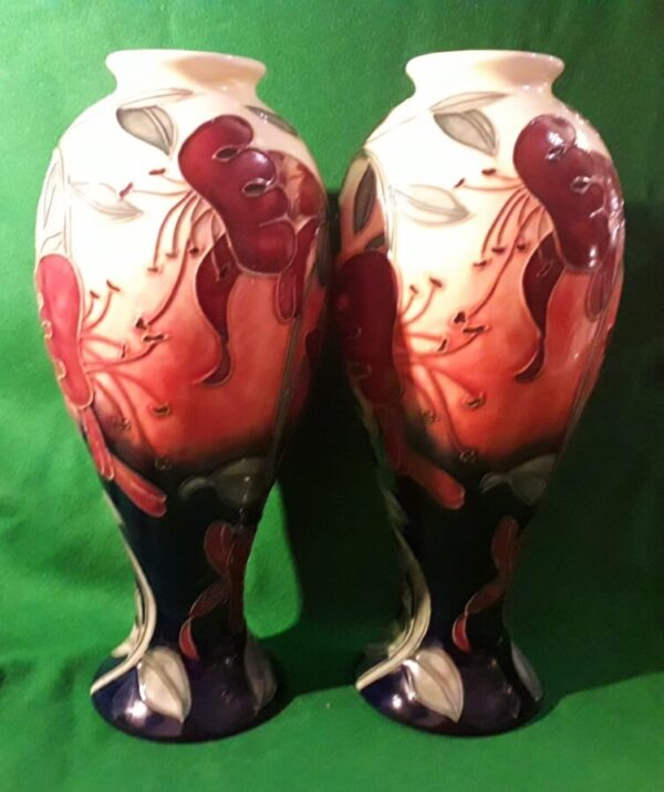 Pair of Tupplin ware vases art deco ceramic Antique Ceramics 4