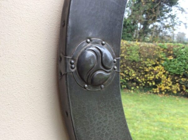 Liberty of London Arts & Crafts Pewter Mirror c1900 - Image 2
