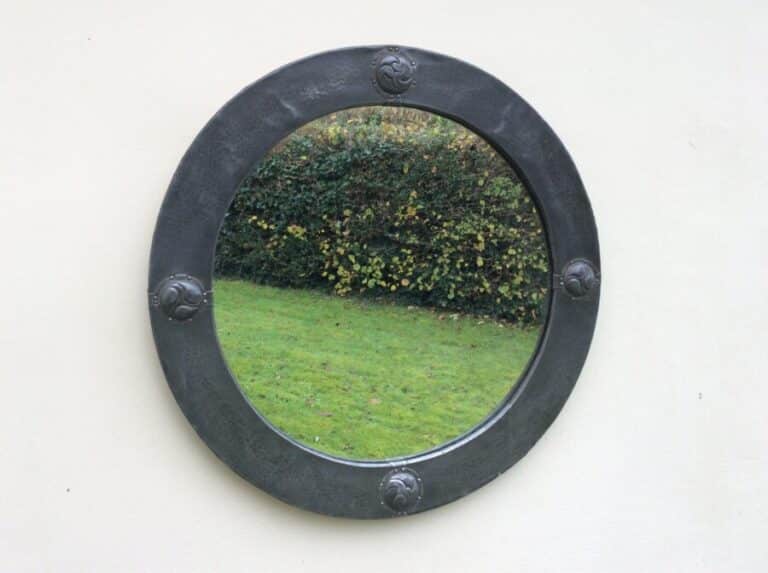 Liberty of London Arts & Crafts Pewter Mirror c1900