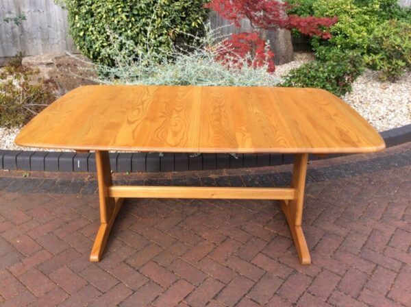 Large Ercol Windsor Extending Dining Table - Image 8