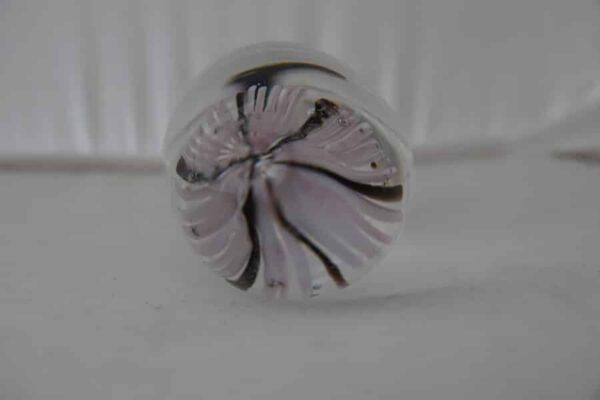 Daum Crystal Floral Paperweight - Image 3
