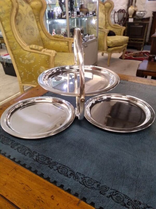 Hukin & Heath Ltd Silver Plated Butler's Stand - Image 2