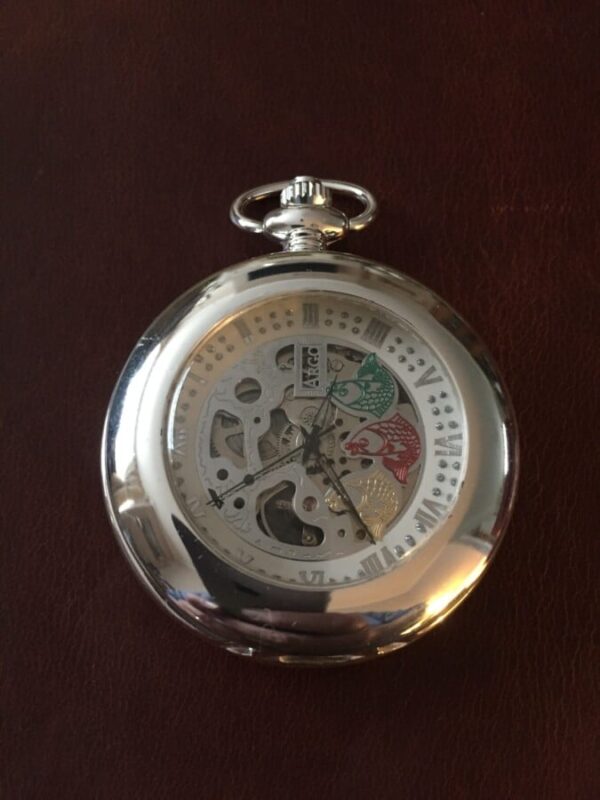 Pocket watch fishing man hands ,Heritage collection collectible pocket watch Antique Collectibles 3