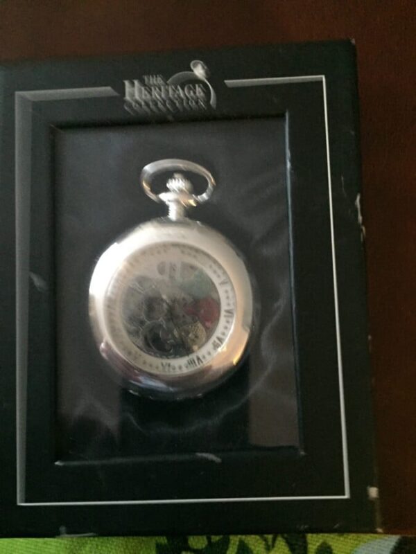 Pocket watch fishing man hands ,Heritage collection - Image 5