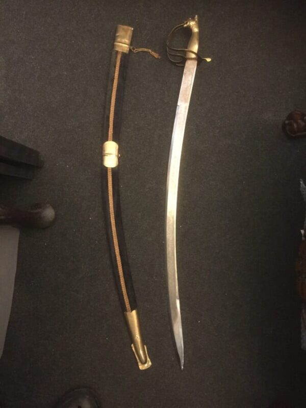 North Indian ceremonial sword 1910 ceremonial Antique Swords 3