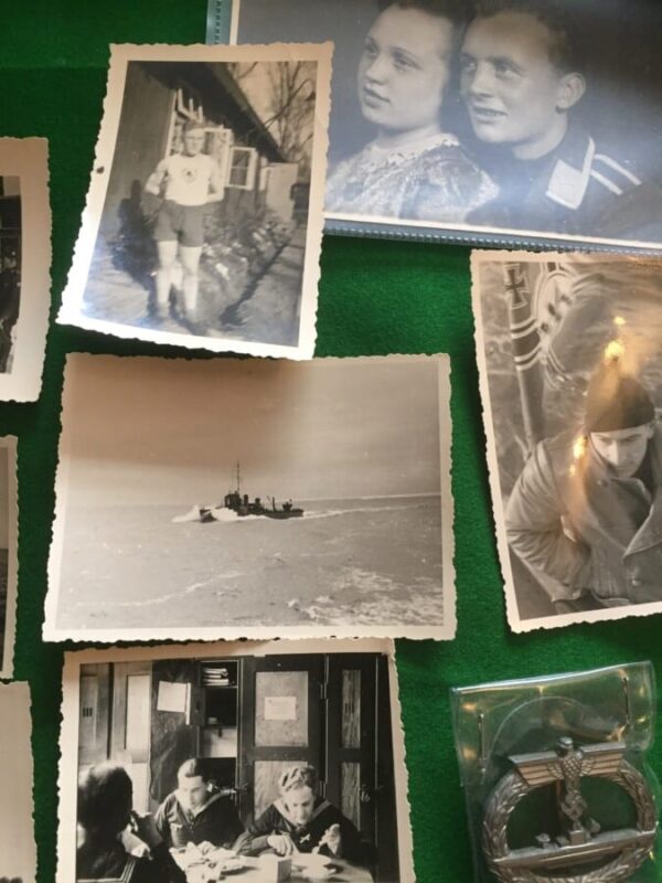 WW2 GERMAN Submariner u boat badge and life photo's - Image 6