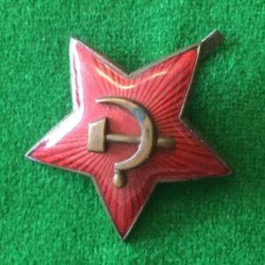 Original CCCP ww2 Three medals and cap badge Antique Collectables Antique Collectibles 3