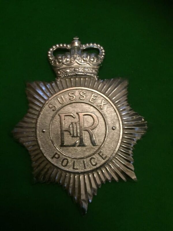 13 Police Helmet Badges from UK - Image 2