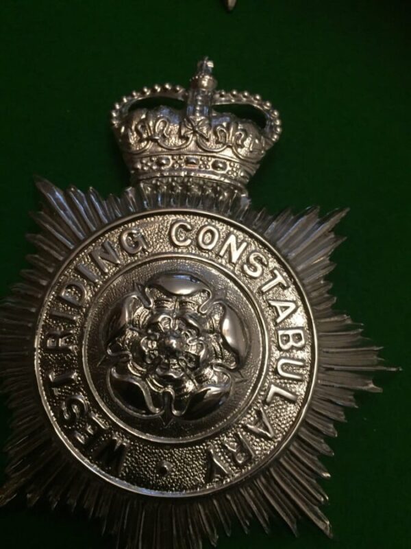 13 Police Helmet Badges from UK - Image 11