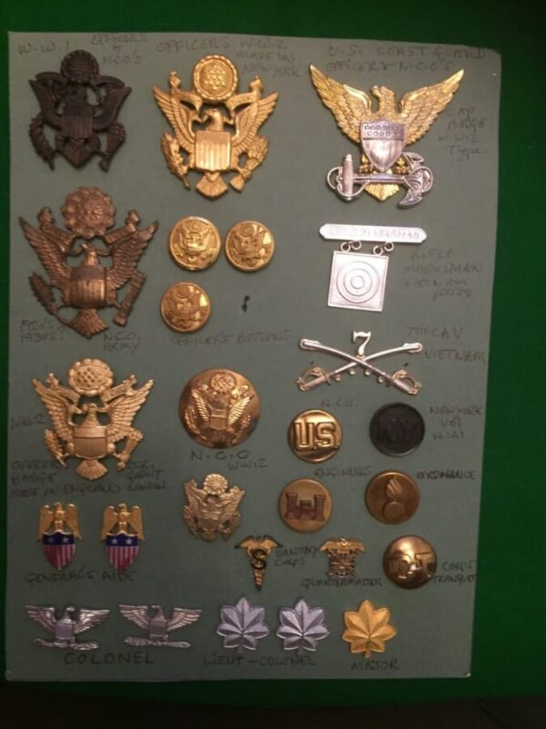 Original WW2 US army badges, limited supply 10.00 each +postage