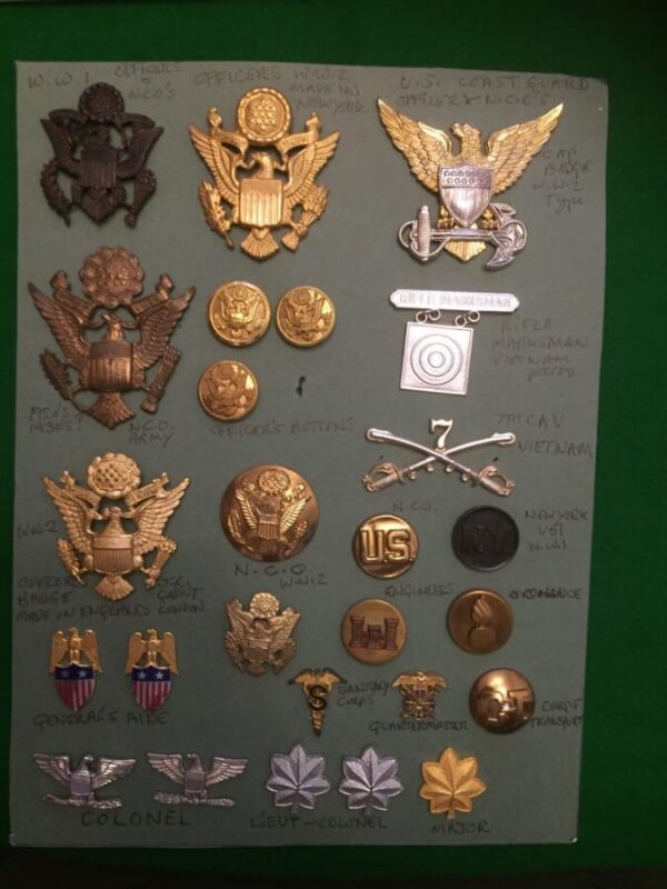 Original WW2 US army badges, limited supply 10.00 each +postage US ARMY Miscellaneous 4