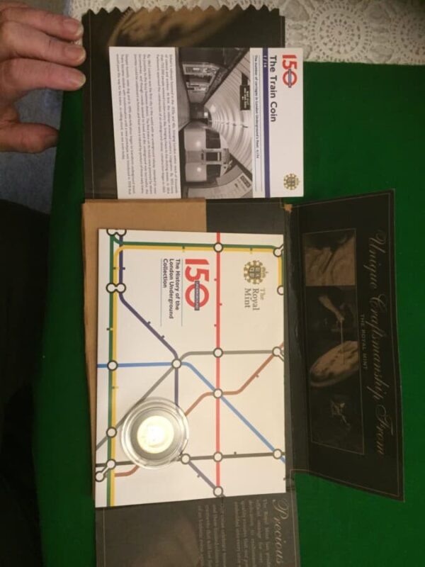 Rare Mint proof £2 London Underground coin issued 2013 as special presentation package from London mint - Image 3