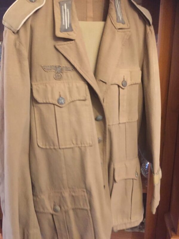German Afrika Korps uniform from Hollywood used in the film “Tobruk” and “The Desert Rat “ Afrika Korps Antique Textiles 4