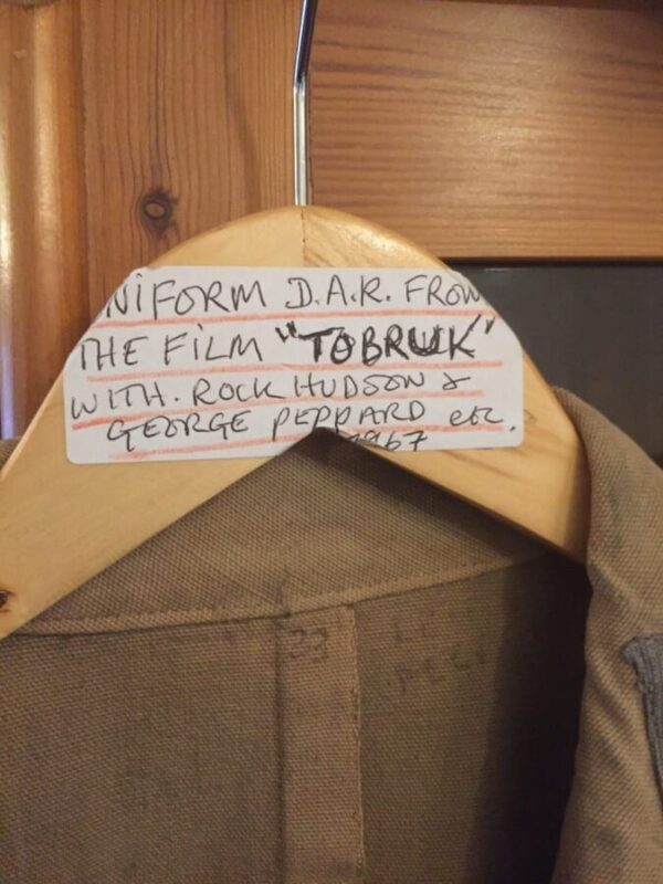 German Afrika Korps uniform from Hollywood used in the film “Tobruk” and “The Desert Rat “ Afrika Korps Antique Textiles 5
