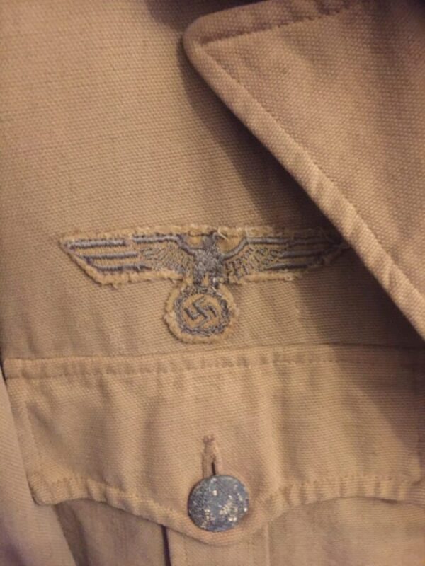 German Afrika Korps uniform from Hollywood used in the film "Tobruk" and "The Desert Rat " - Image 8