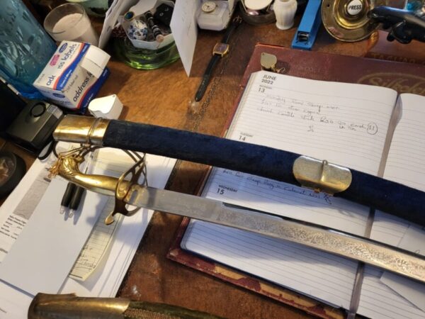 North Indian ceremonial sword 1910 - Image 2