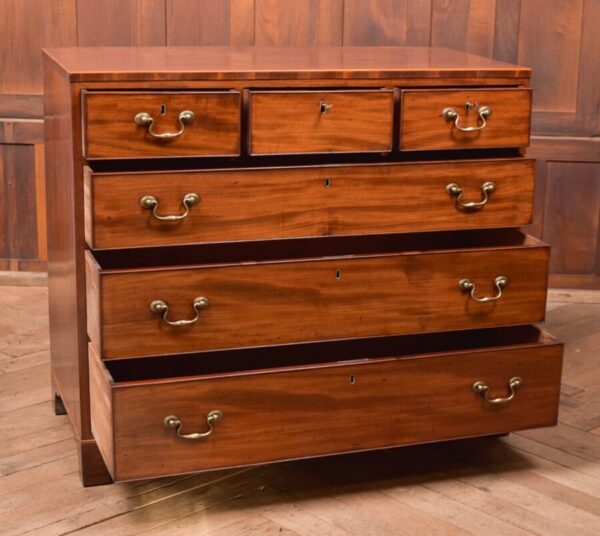 Georgian Mahogany Chest Of Drawers SAI2808 - Image 7