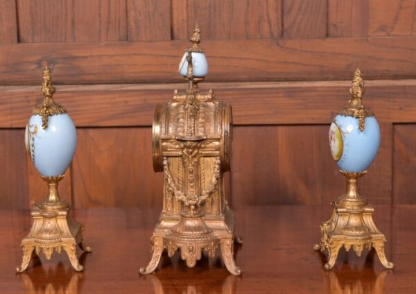 Victorian Garniture Clock Set SAI2806 Antique Clocks 18