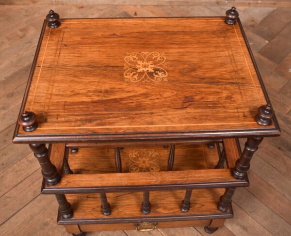 Edwardian Rosewood Canterbury SAI2812 Antique Furniture 4