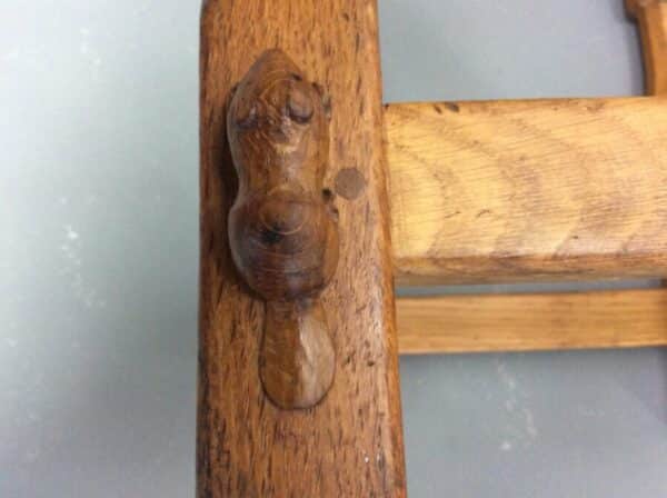 Colin 'Beaverman' Almack Oak Stool - Image 3
