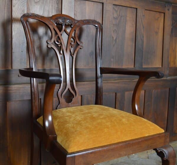 Set Of 8 Chippendale Style Dining Chairs SAI2840 - Image 10