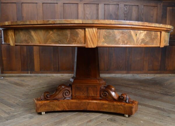 William IV Mahogany Drum Table SAI2819 Antique Tables 31