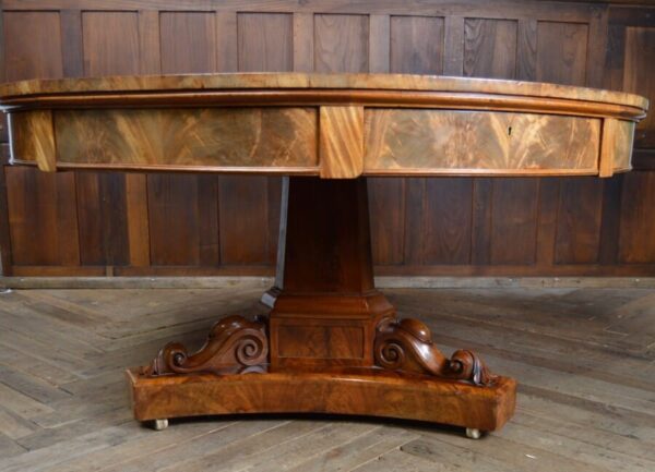 William IV Mahogany Drum Table SAI2819 - Image 29
