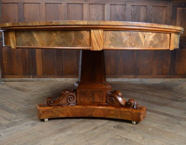William IV Mahogany Drum Table SAI2819 Antique Tables 3