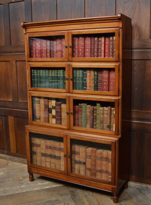 Minty Mahogany 4 Sectional Bookcase SAI2839 Minty of Oxford Bookcase Antique Bookcases 14
